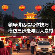 领导讲话稿写作技巧:模仿三步走与四大素材库(图1) 领导讲话稿写作技巧:模仿三步走与四大素材库(图1)
