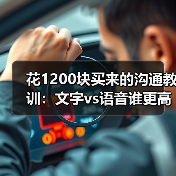 花1200块买来的沟通教训:文字vs语音谁更高效?(图3) 花1200块买来的沟通教训:文字vs语音谁更高效?(图3)