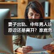 妻子出轨,中年男人该原谅还是离开?家庭危机应对指南(图4) 妻子出轨,中年男人该原谅还是离开?家庭危机应对指南(图4)