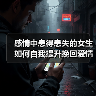 感情中患得患失的女生如何自我提升挽回爱情?(图1) 感情中患得患失的女生如何自我提升挽回爱情?(图1)