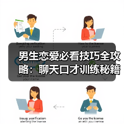 男生恋爱必看技巧全攻略:聊天口才训练秘籍(图2) 男生恋爱必看技巧全攻略:聊天口才训练秘籍(图2)
