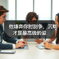 他嫌弃你时别争,沉默才是最高级的爱(图4) 他嫌弃你时别争,沉默才是最高级的爱(图4)