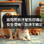 如何用剥洋葱效应调动女生情绪？制造不确定感让感情升温