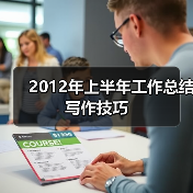 2012年上半年工作总结写作技巧