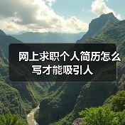 网上求职个人简历怎么写才能吸引人
