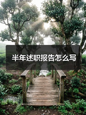 半年述职报告怎么写(图3) 半年述职报告怎么写(图3)