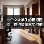 一个女大学生的情感困惑，嘉待情感真实咨询案例