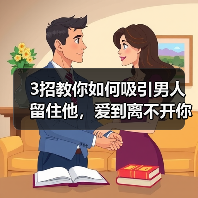 3招教你如何吸引男人留住他,爱到离不开你(图2) 3招教你如何吸引男人留住他,爱到离不开你(图2)