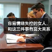 容易情绪失控的女人,和这三件事有莫大关系(图2) 容易情绪失控的女人,和这三件事有莫大关系(图2)