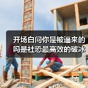 开场白问你是被逼来的吗是社恐最高效的破冰(图4) 开场白问你是被逼来的吗是社恐最高效的破冰(图4)