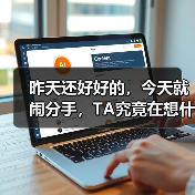 昨天还好好的，今天就闹分手，TA究竟在想什么呢？