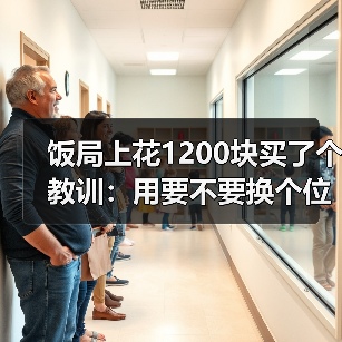 饭局上花1200块买了个教训:用要不要换个位置坐来制造场景转换打破沉默(图3) 饭局上花1200块买了个教训:用要不要换个位置坐来制造场景转换打破沉默(图3)