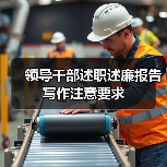 领导干部述职述廉报告写作注意要求