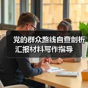 党的群众路线自查剖析汇报材料写作指导(图2) 党的群众路线自查剖析汇报材料写作指导(图2)