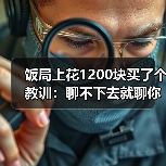 饭局上花1200块买了个教训:聊不下去就聊你们为什么被逼来相亲同病相怜破冰(图1) 饭局上花1200块买了个教训:聊不下去就聊你们为什么被逼来相亲同病相怜破冰(图1)