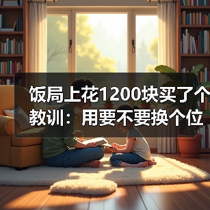 饭局上花1200块买了个教训:用要不要换个位置坐来制造场景转换打破沉默(图2) 饭局上花1200块买了个教训:用要不要换个位置坐来制造场景转换打破沉默(图2)