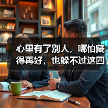 心里有了别人,哪怕藏得再好,也躲不过这四个细节(图1) 心里有了别人,哪怕藏得再好,也躲不过这四个细节(图1)