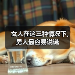 女人在这三种情况下，男人最容易说谎