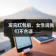发完红包后,女生说我们不合适……(图1) 发完红包后,女生说我们不合适……(图1)