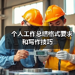 个人工作总结格式要求和写作技巧(图3) 个人工作总结格式要求和写作技巧(图3)