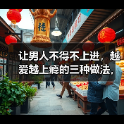 让男人不得不上进，越爱越上瘾的三种做法，知道的女人很少