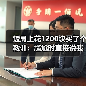 饭局上花1200块买了个教训:尴尬时直接说我们是不是冷场了反而变幽默(图1) 饭局上花1200块买了个教训:尴尬时直接说我们是不是冷场了反而变幽默(图1)