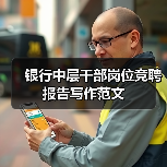 银行中层干部岗位竞聘报告写作范文