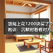 饭局上花1200块买了个教训:沉默时看着对方笑两秒说你是不是也在想怎么不尴尬(图4) 饭局上花1200块买了个教训:沉默时看着对方笑两秒说你是不是也在想怎么不尴尬(图4)