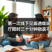 第一次线下见面选咖啡厅限时三十分钟撤退不尴尬(图2) 第一次线下见面选咖啡厅限时三十分钟撤退不尴尬(图2)
