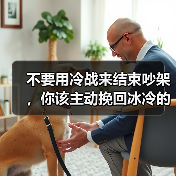 不要用冷战来结束吵架，你该主动挽回冰冷的沟通方式！