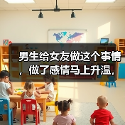 男生给女友做这个事情，做了感情马上升温，绝对的大招