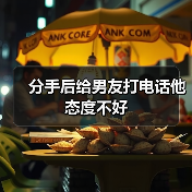 分手后给男友打电话他态度不好