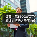 饭局上花1200块买了个教训:拒绝之后不内疚才是真正的成长(图4) 饭局上花1200块买了个教训:拒绝之后不内疚才是真正的成长(图4)