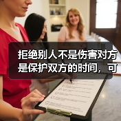 拒绝别人不是伤害对方是保护双方的时间，可惜我花了1200块才懂