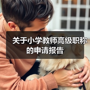关于小学教师高级职称的申请报告