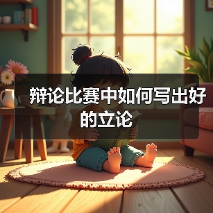 辩论比赛中如何写出好的立论(图2) 辩论比赛中如何写出好的立论(图2)