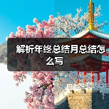 解析年终总结月总结怎么写(图4) 解析年终总结月总结怎么写(图4)