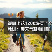 饭局上花1200块买了个教训：聊天气聊咖啡聊来的路上三句话撑过前五分钟