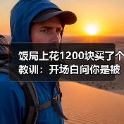 饭局上花1200块买了个教训:开场白问你是被逼来的吗是社恐最高效的破冰(图4) 饭局上花1200块买了个教训:开场白问你是被逼来的吗是社恐最高效的破冰(图4)