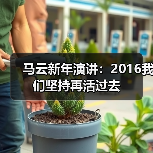 马云新年演讲：2016我们坚持再活过去