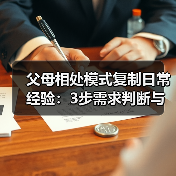 父母相处模式复制日常经验:3步需求判断与使用维护指南(图4) 父母相处模式复制日常经验:3步需求判断与使用维护指南(图4)