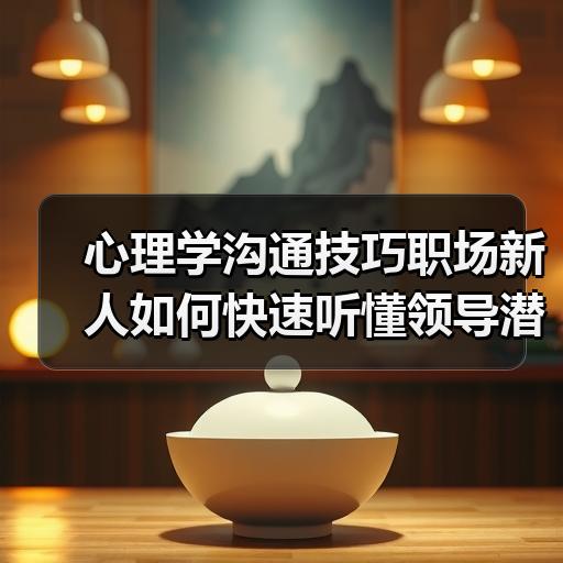 心理学沟通技巧职场新人如何快速听懂领导潜台词